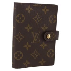 LOUIS VUITTON Monogram Agenda PM Day Planner Cover R20005 LV Auth am10153